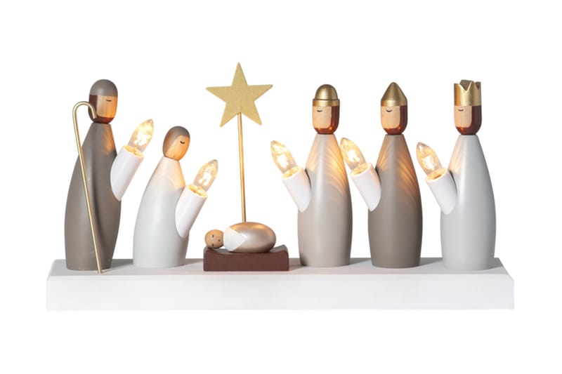 Ljusstake Krubba - Star Trading - Julbelysning - Adventsljusstake & elljusstake