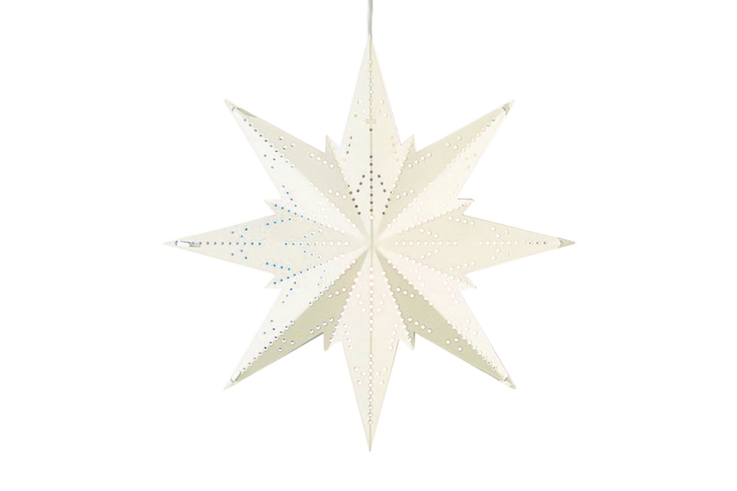 Rozen pappersstjärna 25 cm – Star Trading