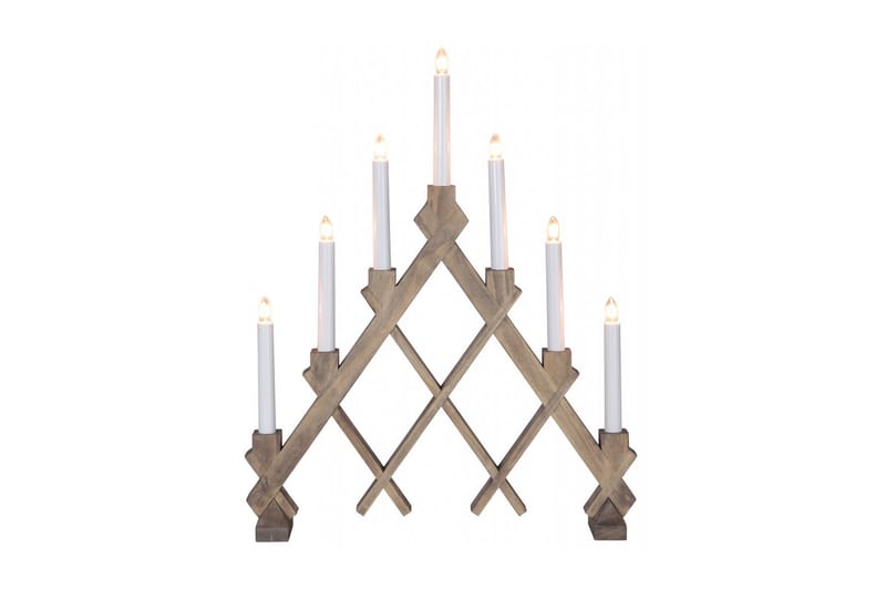 Rut 7L träljusstake - Star Trading - Julbelysning - Adventsljusstake & elljusstake