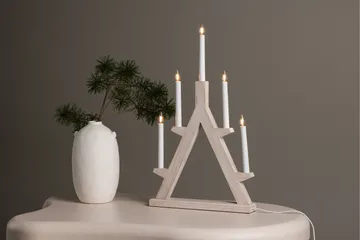 Val Thoren Adventsljusstake 60 cm - Vit - Belysning - Julbelysning