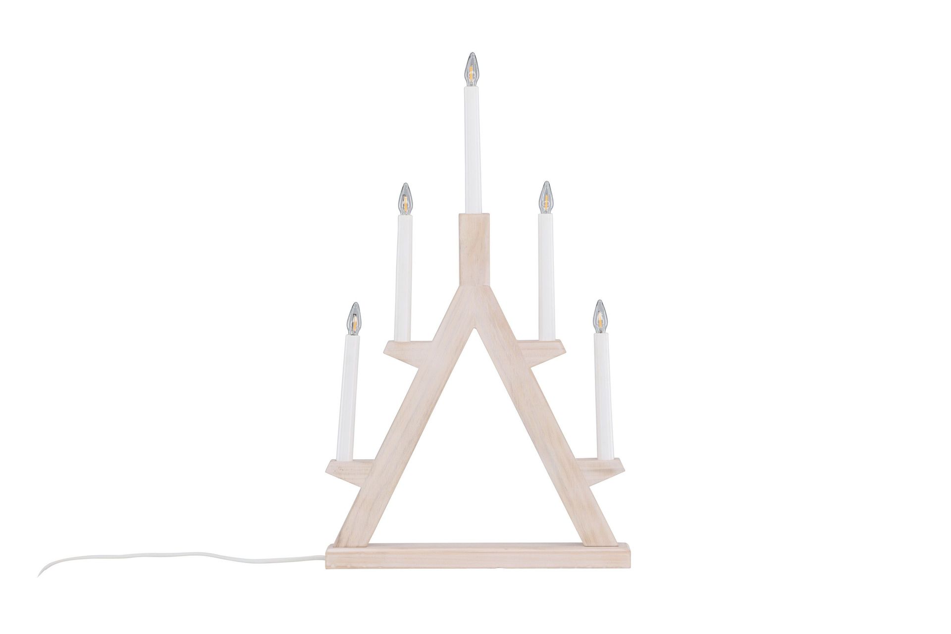 Val Thoren Adventsljusstake 60 cm - Vit