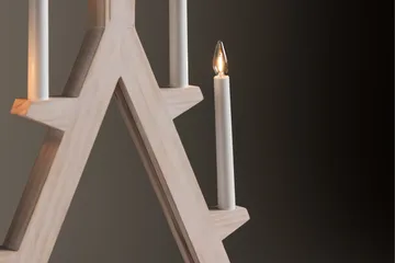 Val Thoren Adventsljusstake 60 cm - Vit - Belysning - Julbelysning
