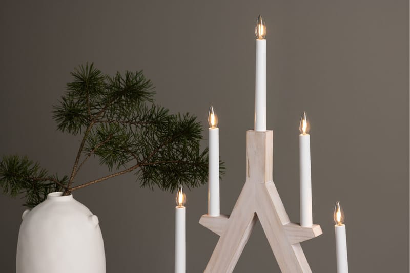 Val Thoren Adventsljusstake 60 cm - Vit - Belysning - Julbelysning
