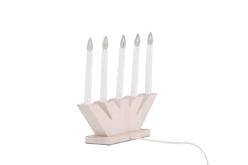 Verbier Adventsljusstake  41 cm - Vit - Belysning - Julbelysning