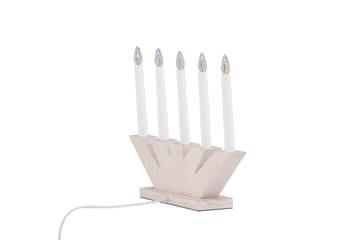 Verbier Adventsljusstake  41 cm - Vit - Belysning - Julbelysning