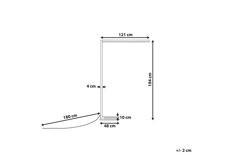Arikada Golvlampa 194 cm - Vit - Belysning - Inomhusbelysning & lampor - Golvlampor & golvbelysning