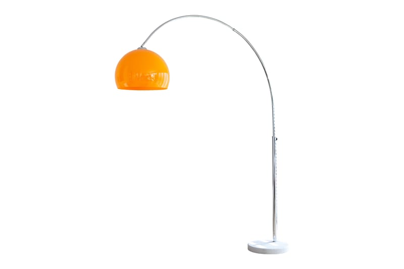 Båglampa 208 cm orange - Golvlampor & golvbelysning - Sovrumslampa