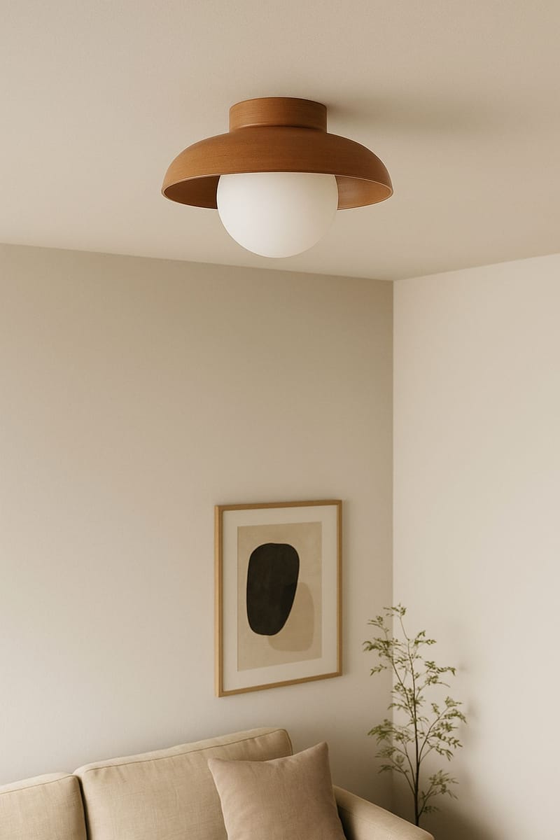 Beylin Vägglampa 24 cm Rund - Ek Vit - Belysning - Inomhusbelysning & lampor - Vägglampor & väggbelysning