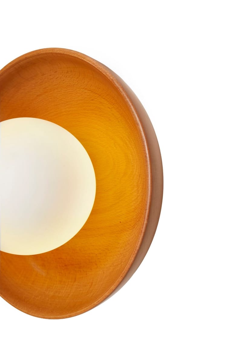 Beylin Vägglampa 24 cm Rund - Ek Vit - Belysning - Inomhusbelysning & lampor - Vägglampor & väggbelysning