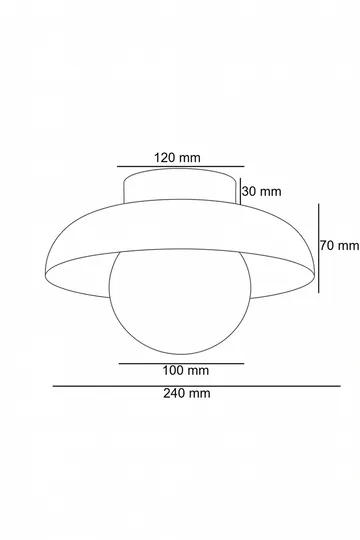 Beylin Vägglampa 24 cm Rund - Valnöt Vit - Belysning - Inomhusbelysning & lampor - Vägglampor & väggbelysning