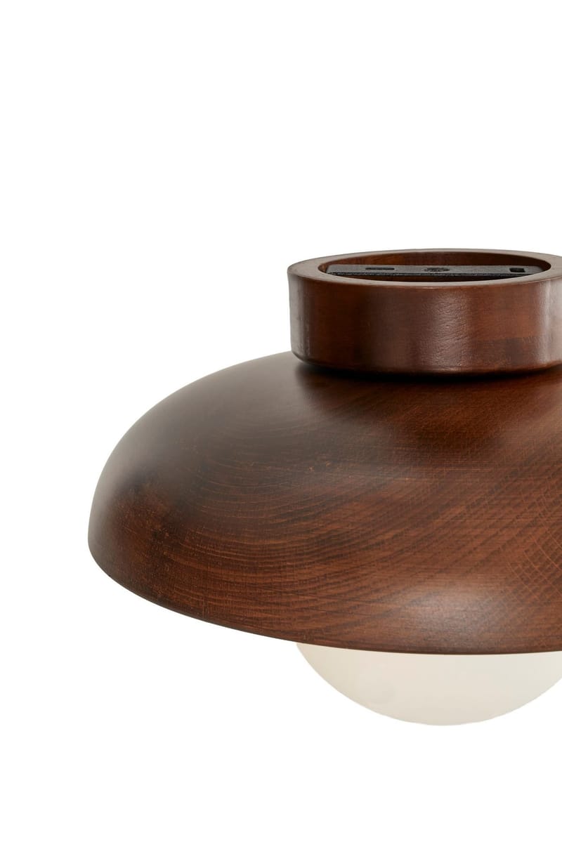 Beylin Vägglampa 24 cm Rund - Valnöt Vit - Belysning - Inomhusbelysning & lampor - Vägglampor & väggbelysning