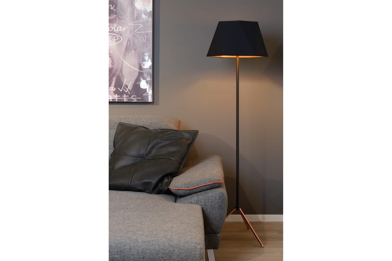 ALEGRO Bordslampa Svart - Lucide - Sovrumslampa - Sängbordslampa - Bordslampor & bordsbelysning - Fönsterlampa på fot