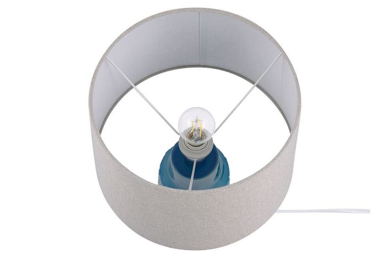 ARNOLZ Bordslampa Blå - Sängbordslampa - Sovrumslampa - Fönsterlampa på fot - Bordslampor & bordsbelysning