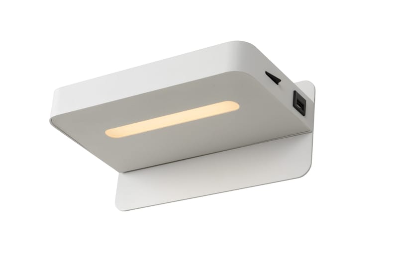 ATKIN Bordslampa Vit - Bordslampor & bordsbelysning - Sängbordslampa - Fönsterlampa på fot - Sovrumslampa