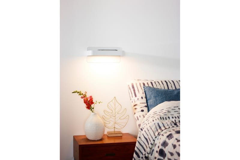 ATKIN Bordslampa Vit - Lucide - Sovrumslampa - Sängbordslampa - Bordslampor & bordsbelysning - Fönsterlampa på fot