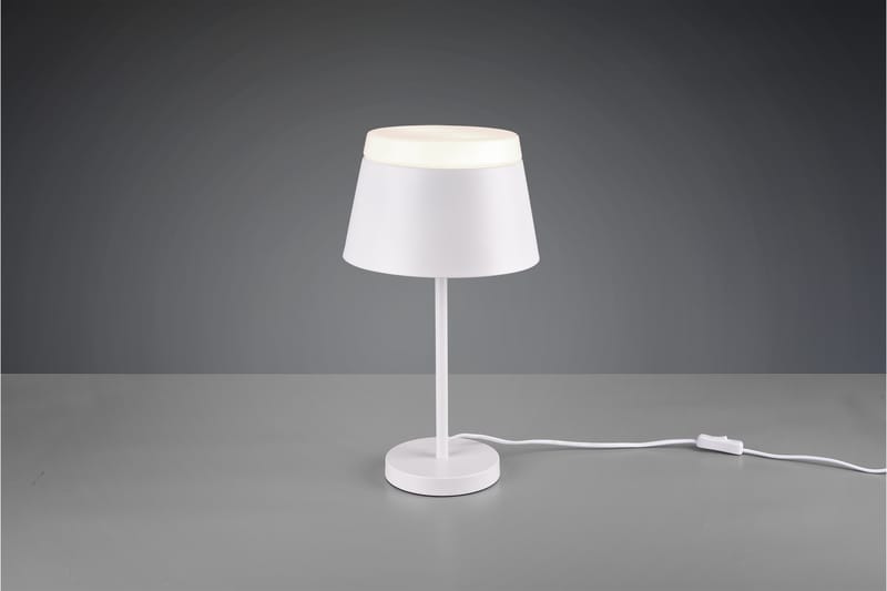 BARONESS Bordslampa Vit - Trio Lighting - Sängbordslampa - Sovrumslampa - Fönsterlampa på fot - Bordslampor & bordsbelysning