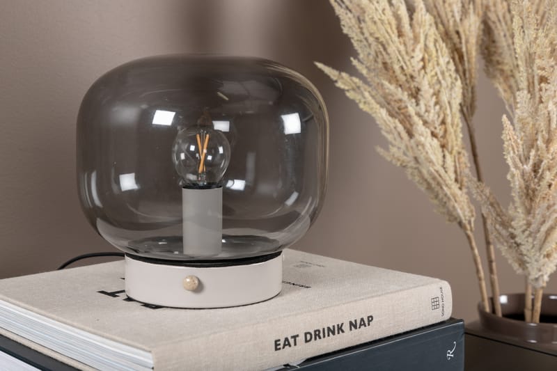 BOLLONELIE Bordslampa Beige/Svart - Sängbordslampa - Sovrumslampa - Fönsterlampa på fot - Bordslampor & bordsbelysning