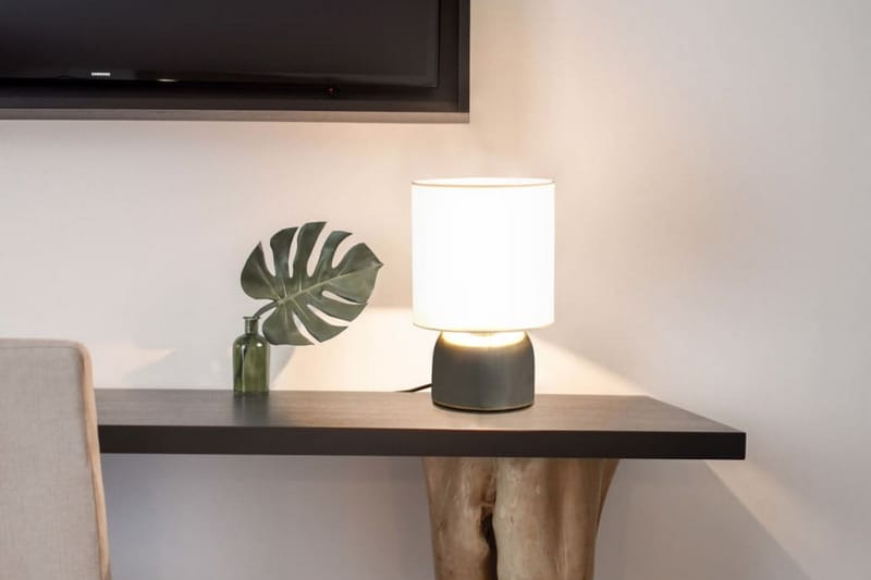 Bordslampor 2 st touch-knapp vit E14 - Vit - Sängbordslampa - Sovrumslampa - Fönsterlampa på fot - Bordslampor & bordsbelysning