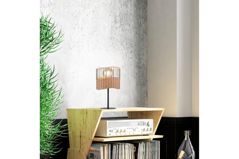 CHAPARRAL Bordslampa Svart - Sängbordslampa - Sovrumslampa - Fönsterlampa på fot - Bordslampor & bordsbelysning