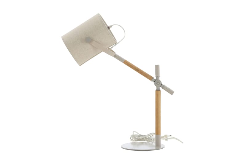 DENNISA Bordslampa Linne/Natur/Beige/Vit - Sängbordslampa - Sovrumslampa - Fönsterlampa på fot - Bordslampor & bordsbelysning