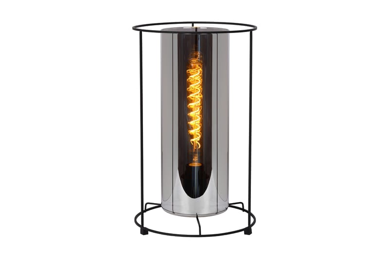DOUNIA Bordslampa 25 cm Rökfärgat - Lucide - Sovrumslampa - Sängbordslampa - Bordslampor & bordsbelysning - Fönsterlampa på fot