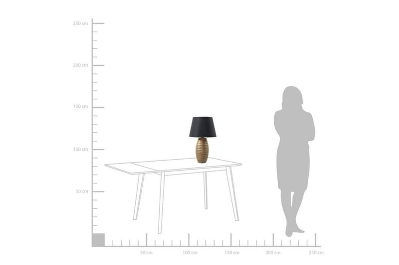 Ebro Bordslampa 33 cm - Guld - Belysning - Inomhusbelysning & lampor - Bordslampor & bordsbelysning