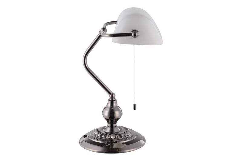 Bordslampa Eglo Banker Nickel Vit - Vit - Belysning - Inomhusbelysning & lampor - Skrivbordslampa