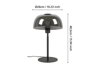 Bordslampa Eglo Solo 2 Svart Vit - Svart/Vit - Belysning - Inomhusbelysning & lampor - Sänglampa - Sängbordslampa