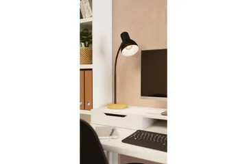 Bordslampa Eglo Veradal Svart, Brun - Svart/Brun - Belysning - Inomhusbelysning & lampor - Skrivbordslampa