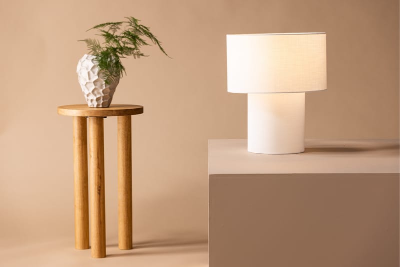 Haku Bordslampa 40 cm Beige - Sängbordslampa - Sovrumslampa - Fönsterlampa på fot - Bordslampor & bordsbelysning