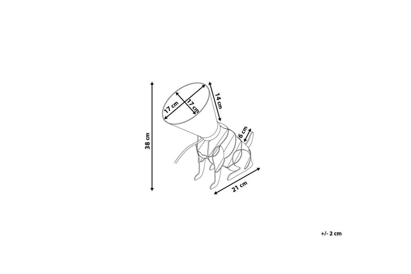 Isna Bordslampa 24 cm - Vit - Belysning - Inomhusbelysning & lampor - Bordslampor & bordsbelysning
