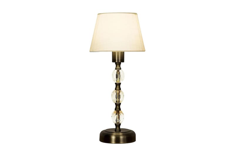 JOHANNA Bordslampa Antik/Klar/Vit - Aneta Lighting - Bordslampor & bordsbelysning - Sängbordslampa - Fönsterlampa på fot - Sovrumslampa