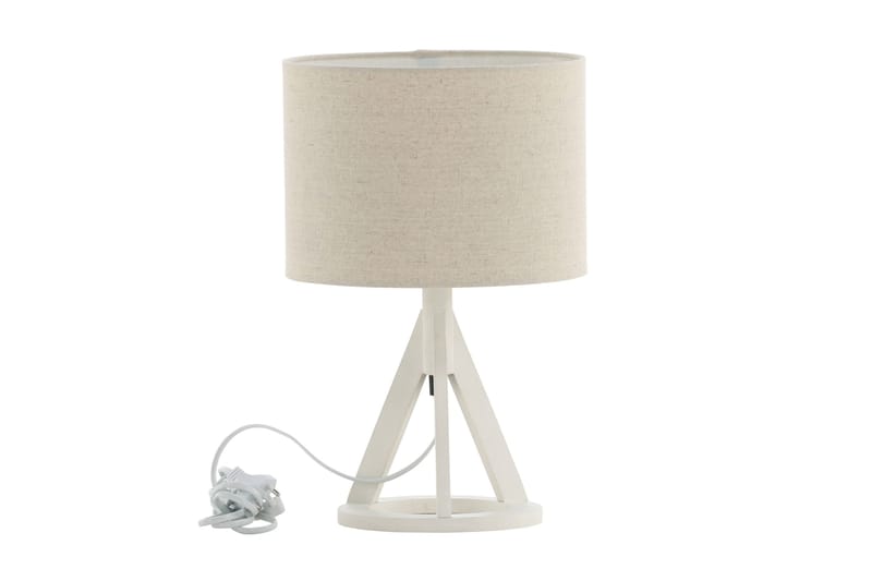 Kona Bordslampa, Vit/Beige