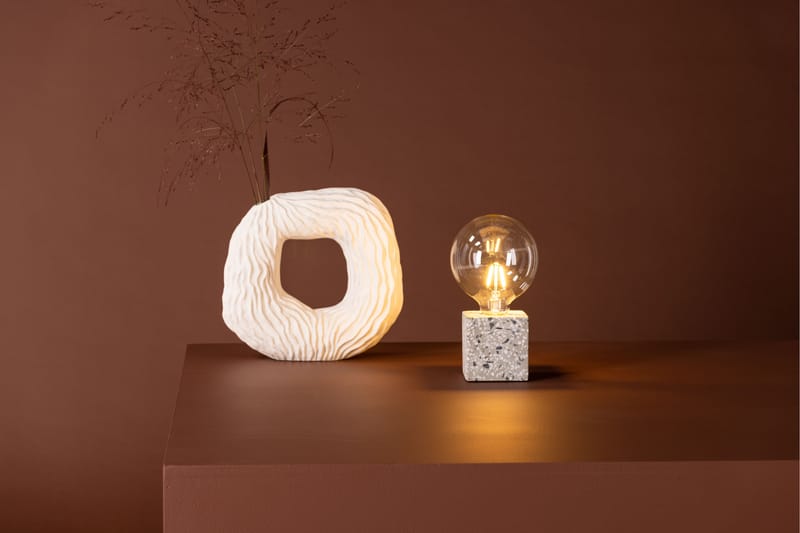 Konika Bordslampa 9 cm Vit - Sängbordslampa - Sovrumslampa - Fönsterlampa på fot - Bordslampor & bordsbelysning