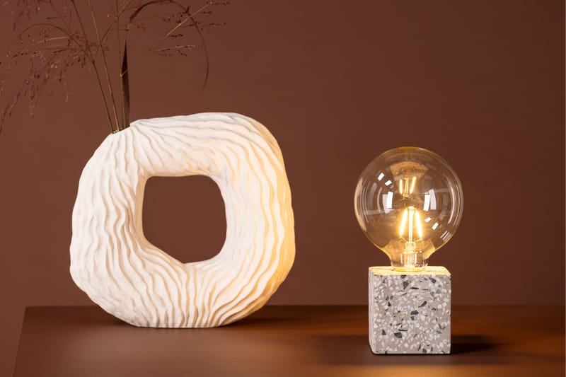 Konika Bordslampa 9 cm Vit - Sängbordslampa - Sovrumslampa - Fönsterlampa på fot - Bordslampor & bordsbelysning