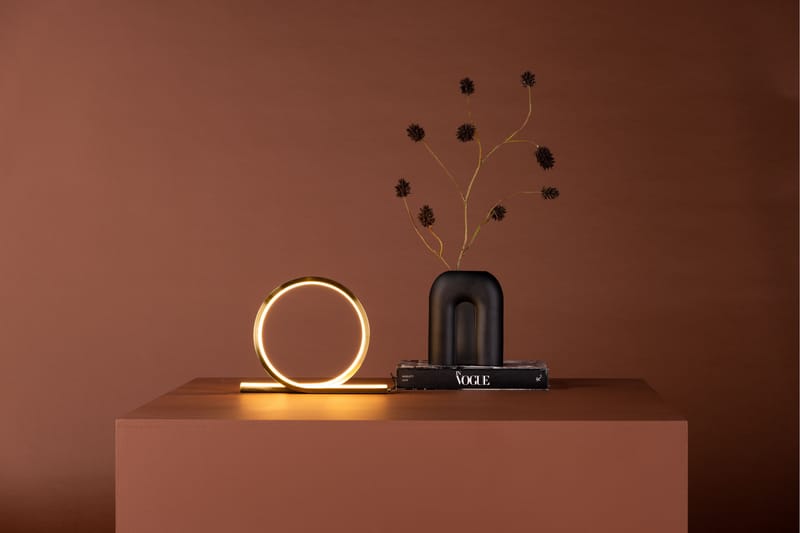 Lakra Bordslampa 23,5 cm Gul - Sängbordslampa - Sovrumslampa - Fönsterlampa på fot - Bordslampor & bordsbelysning