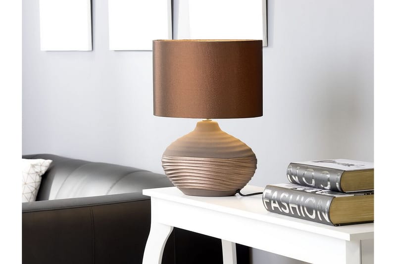 LIMA Bordslampa 34 cm - Sängbordslampa - Sovrumslampa - Fönsterlampa på fot - Bordslampor & bordsbelysning