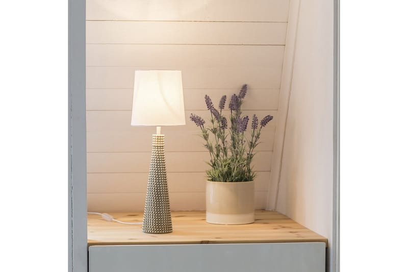 LOFTY Bordslampa Slim Stålgrå - By Rydéns - Sängbordslampa - Sovrumslampa - Fönsterlampa på fot - Bordslampor & bordsbelysning