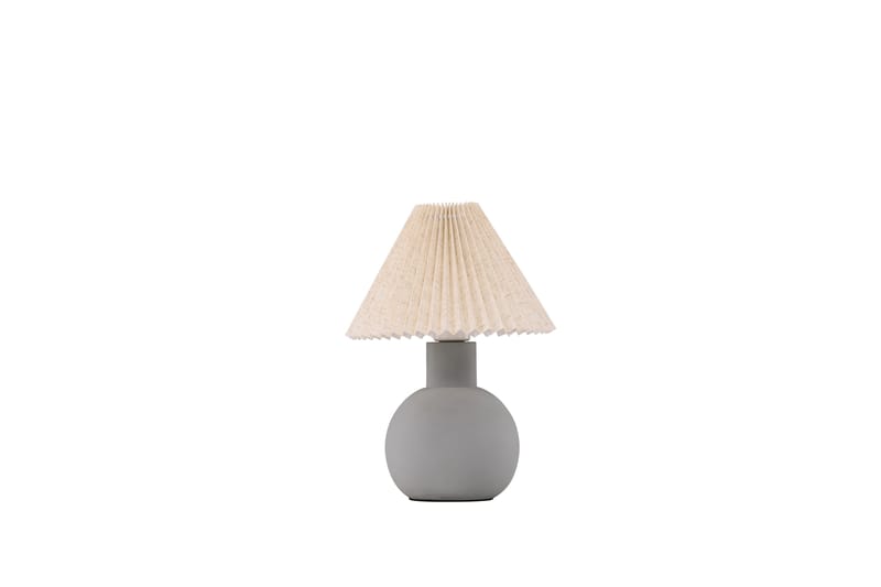 Manno Bordslampa 37 cm Grå - Bordslampor & bordsbelysning - Sängbordslampa - Fönsterlampa på fot - Sovrumslampa