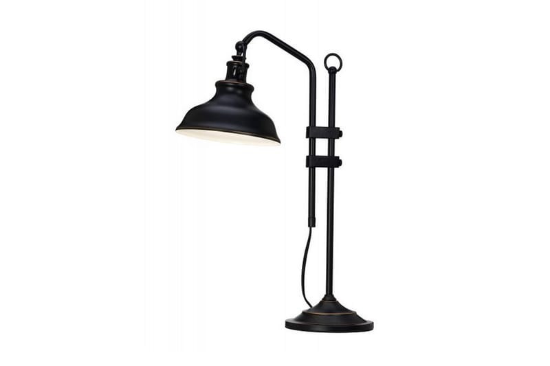 NEW HAVEN Bordslampa 18 Rund Svart - Cottex - Bordslampor & bordsbelysning - Fönsterlampa på fot - Sängbordslampa - Sovrumslampa