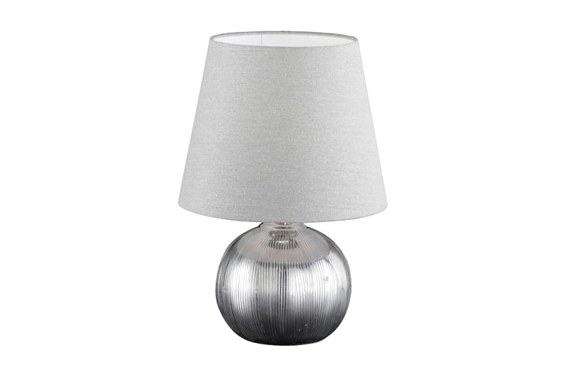 NOVELIA Bordslampa 43 cm Silver - Sovrumslampa - Bordslampor & bordsbelysning