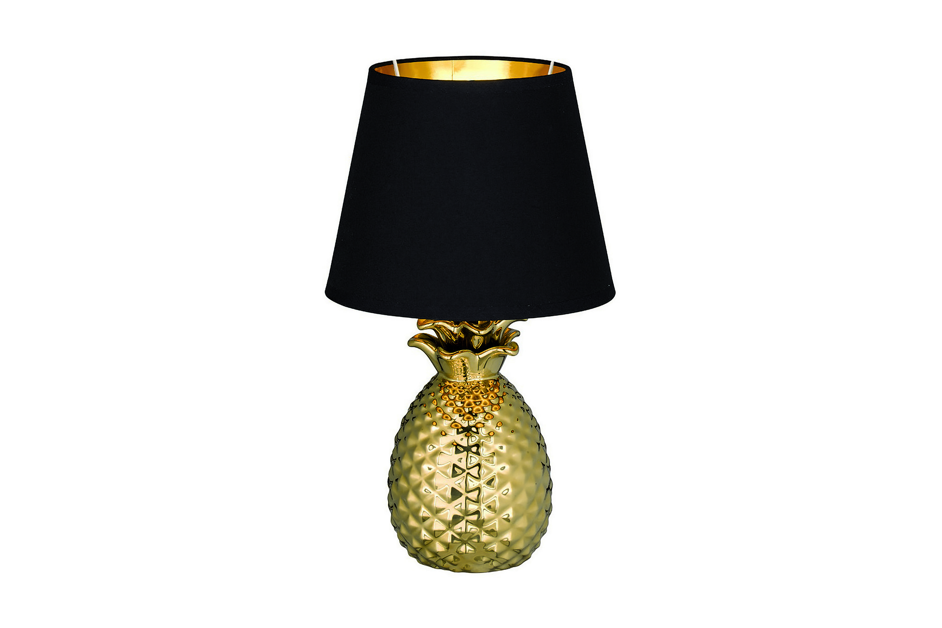PINEAPPLE Bordslampa Guld/Svart - Guld/Svart