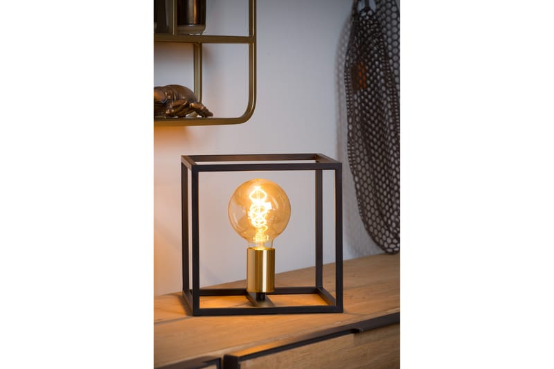 RUBEN Bordslampa Svart - Lucide - Sovrumslampa - Sängbordslampa - Bordslampor & bordsbelysning - Fönsterlampa på fot