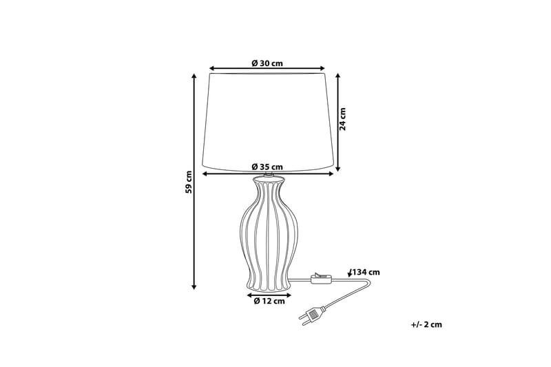 SAMINA Bordslampa 35 cm - Sovrumslampa - Bordslampor & bordsbelysning