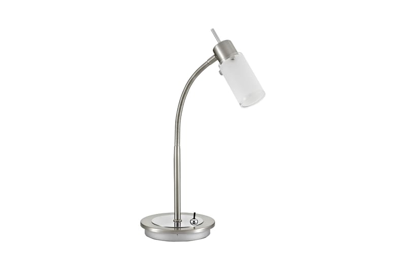 SAUCERA Bordslampa LED Grå - Sängbordslampa - Sovrumslampa - Fönsterlampa på fot - Bordslampor & bordsbelysning