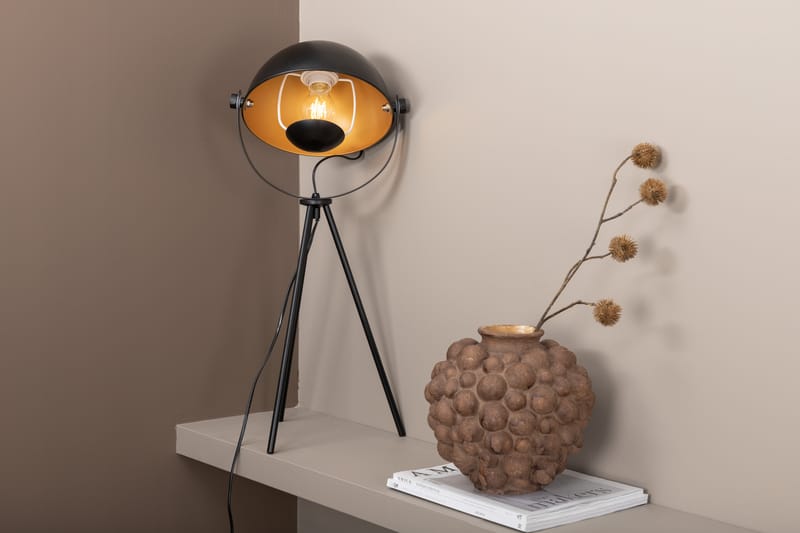 SEARCH Bordslampa Svart/Mässing - Sängbordslampa - Sovrumslampa - Fönsterlampa på fot - Bordslampor & bordsbelysning