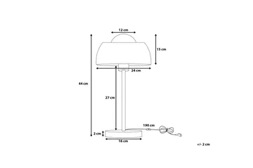Senette Bordslampa 24 cm - Silver - Belysning - Inomhusbelysning & lampor - Bordslampor & bordsbelysning