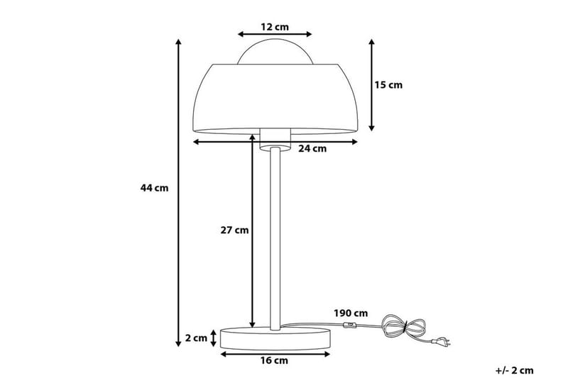SENETTE Bordslampa 24 cm - Sängbordslampa - Sovrumslampa - Fönsterlampa på fot - Bordslampor & bordsbelysning