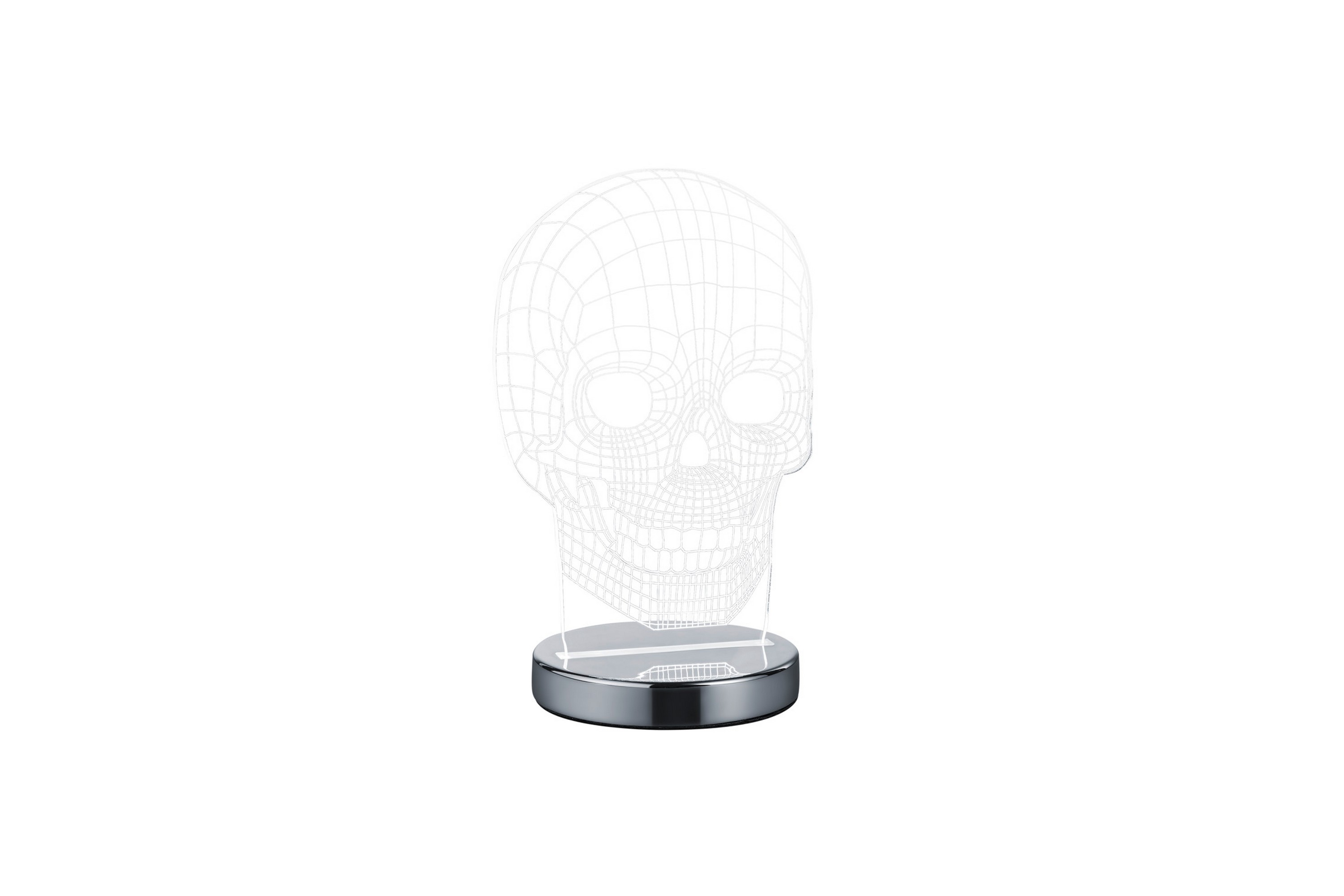 SKULL Bordslampa LED Krom - Krom