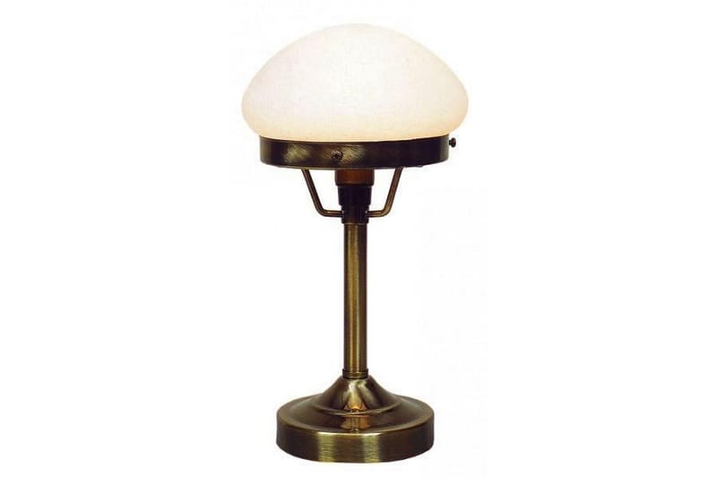 STRINDBERG Bordslampa 15 Rund Antikmässing - Bordslampor & bordsbelysning - Sovrumslampa